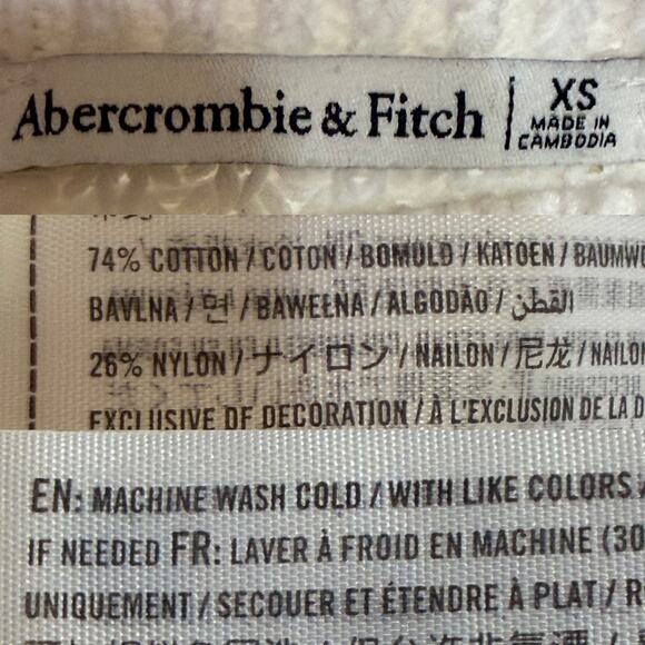 Abercrombie & Fitch Shaker Sleeveless Sweater Tank/Vest size XS - Picture 12 of 13